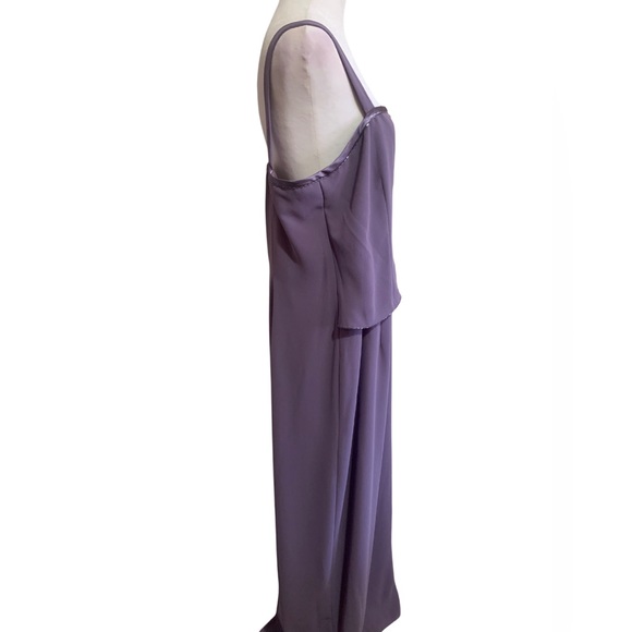Vintage After Dark Lavender Evening or Formal Dress - Picture 4 of 13